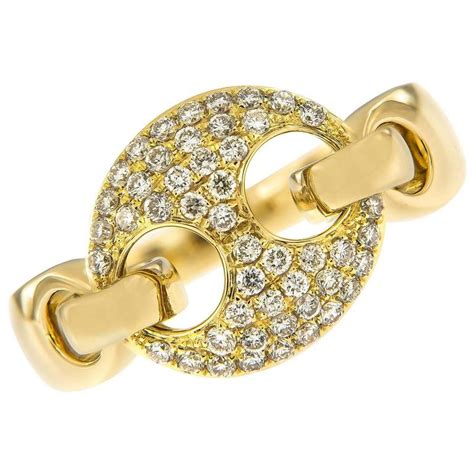 gucci ring au|Gucci diamond link ring.